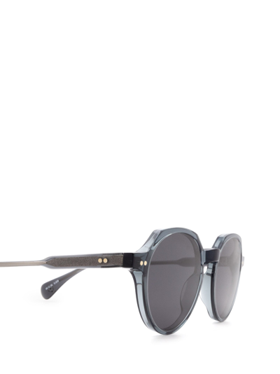 Shop Kaleos Sunglasses In Transparent Grey