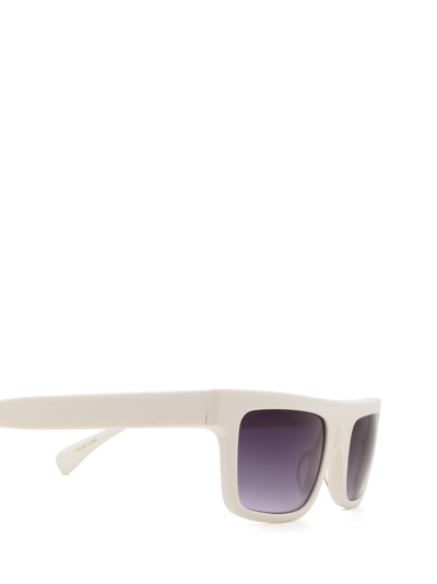 Shop Kaleos Sunglasses In Matte White