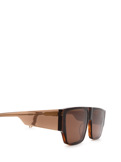 Shop Kaleos Sunglasses In Dark Brown Havana &amp; Transparent Brown