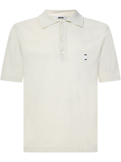 Shop Grifoni T-shirts And Polos Beige