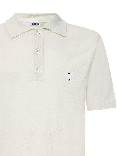 Shop Grifoni T-shirts And Polos Beige
