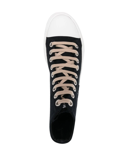 Viron 1982 Techno Canvas 99r Black Sneakers In Black