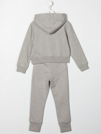 Tommy Hilfiger Junior Colour-block Tracksuit Set In Grey