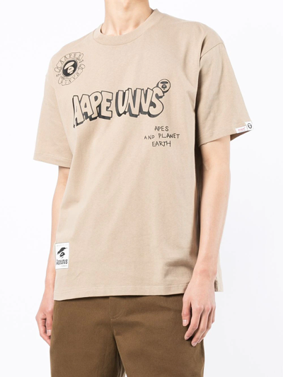 AAPE BY A BATHING APE AAPE UNVS SHORT-SLEEVED T-SHIRT 