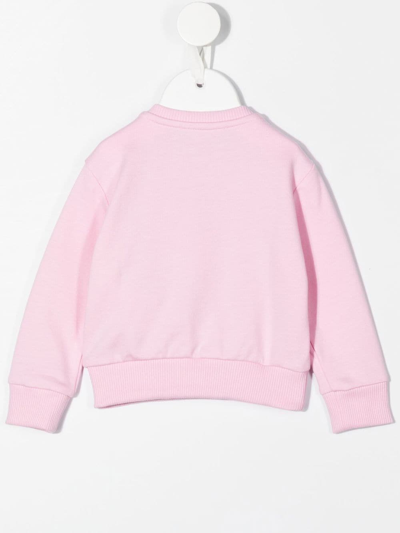 Shop Versace Medusa-print Sweatshirt In Pink