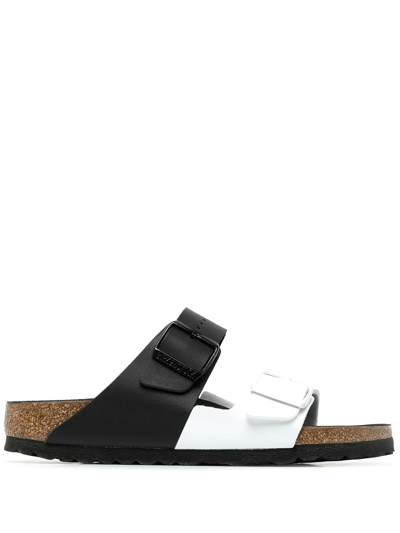 Shop Birkenstock Arizona Split Sandals In Black