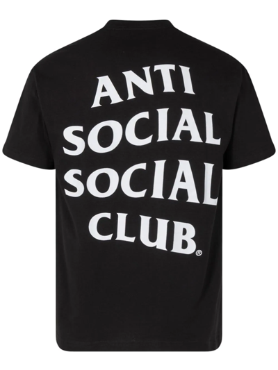 Shop Anti Social Social Club Logo-print T-shirt 2 In Black