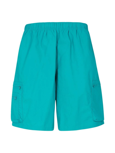 Shop Supreme Logo-patch Cargo Water Shorts In Blue