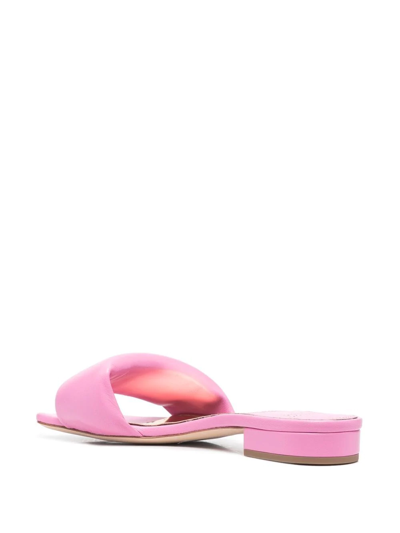 Shop Laurence Dacade Open Toe Slip-on Sandals In Pink