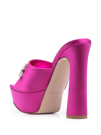 Shop Le Silla Platform Sole High Heel Pumps In Pink