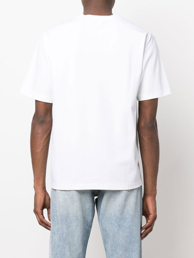 Theory Crew-neck Short-sleeve T-shirt In White