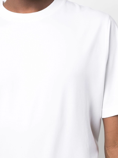Shop Theory Crew-neck Short-sleeve T-shirt In White