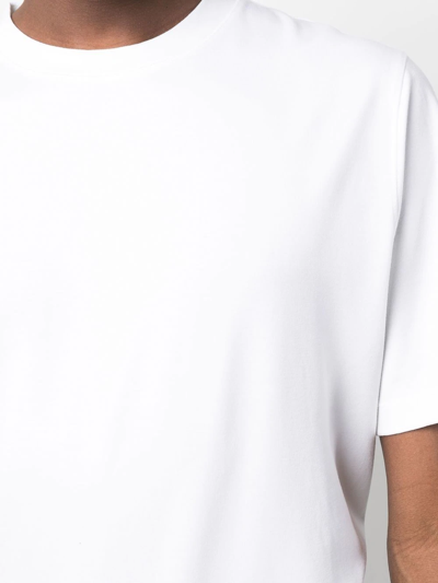 Theory Crew-neck Short-sleeve T-shirt In White