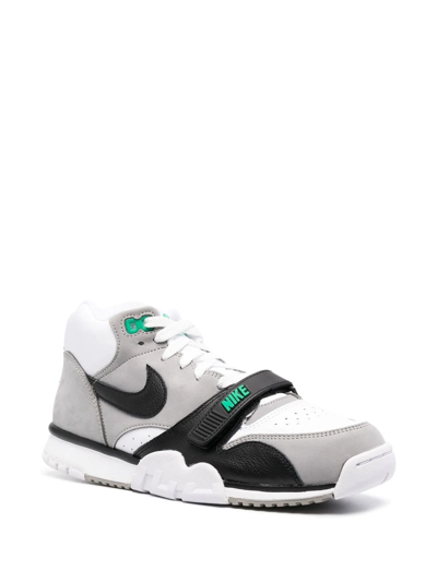 Shop Nike Air Trainer 1 Sneakers In Grey