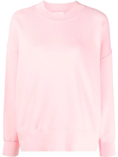 Shop Palm Angels Logo-print Sweatshirt In Pink