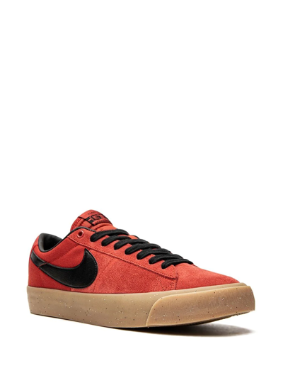 Nike Sb Blazer Low Gt Sneakers In Red