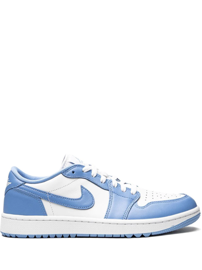Shop Jordan Air  1 Low Golf “unc” Sneakers In White
