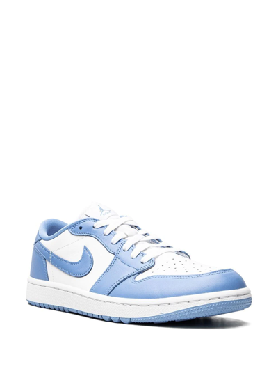 Shop Jordan Air  1 Low Golf “unc” Sneakers In White