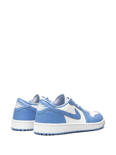 Shop Jordan Air  1 Low Golf “unc” Sneakers In White