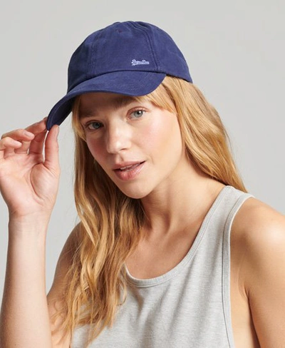 Superdry Women's Vintage Embroidered Cap Navy / Rich Navy - Size: 1size |  ModeSens