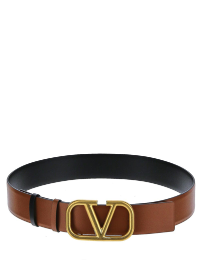 Shop Valentino Vlogo Reversible Belt