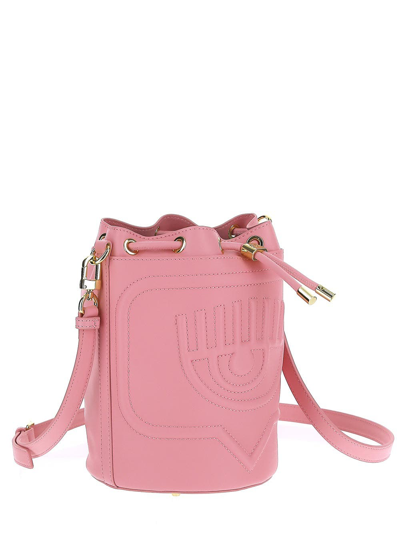 Shop Chiara Ferragni Pink Bucket Bag