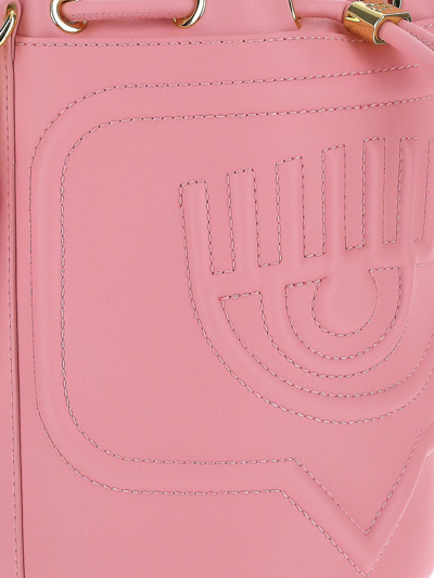 Shop Chiara Ferragni Pink Bucket Bag
