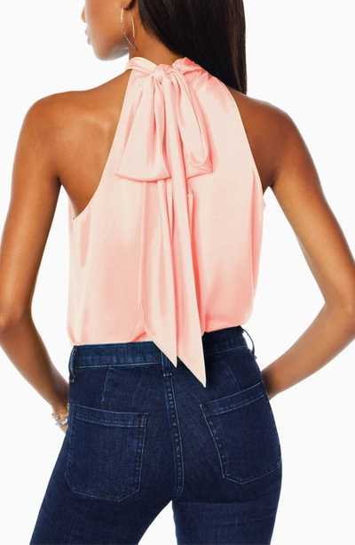 Shop Ramy Brook Lori Stretch Silk Halter Top In Blossom