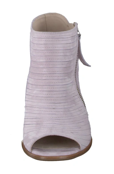 Shop Paul Green Cayanne Peep Toe Sandal In Lavender Suede