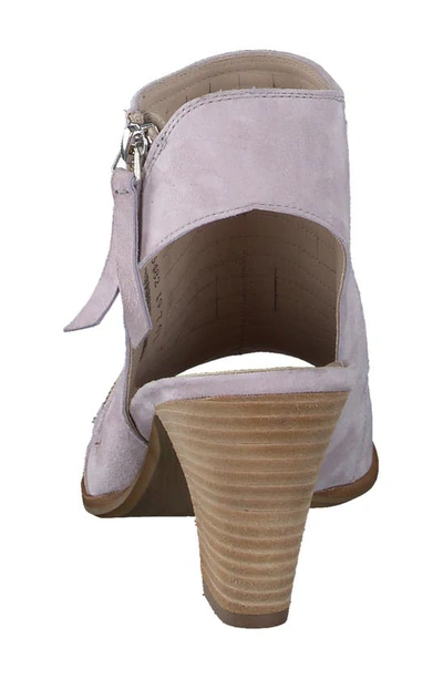 Shop Paul Green Cayanne Peep Toe Sandal In Lavender Suede