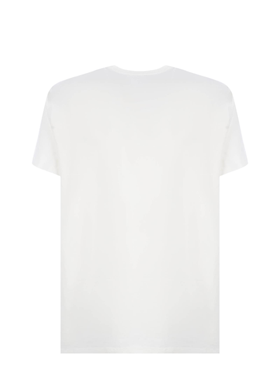 Shop Maison Margiela T-shirt  In Cotone In Bianco