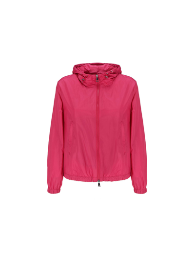 Shop Moncler Boissard Jacket In Hot Pink