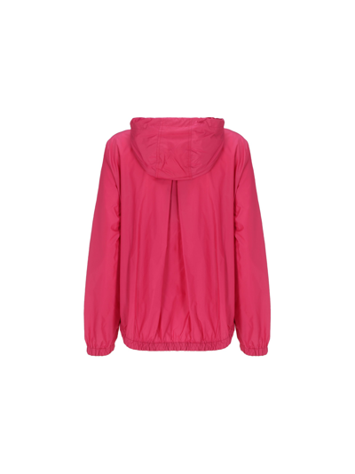 Shop Moncler Boissard Jacket In Hot Pink