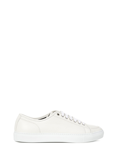 Shop Brioni Primavera Sneakers In White