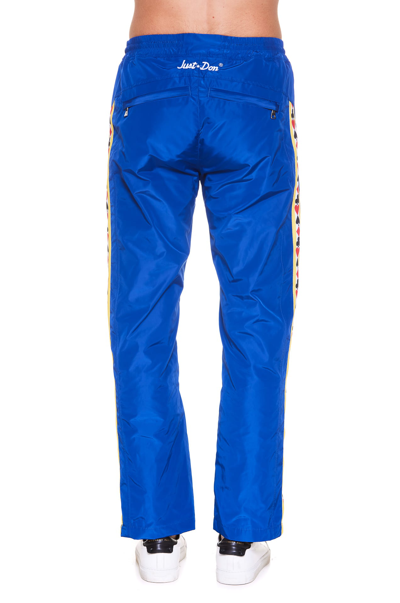 Shop Just Don Track Pants In Blue