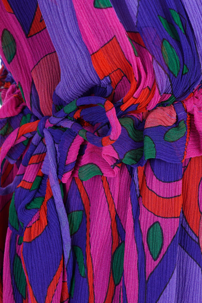 Shop Isabel Marant Alsaw Dress In Viola Silk