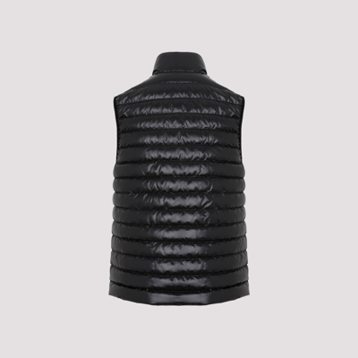 Shop Moncler Valras Vest Jacket In Black