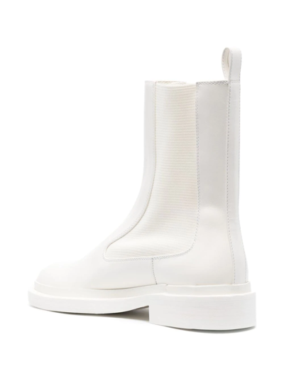 Jil Sander Pull-on Ankle Boots In Weiss