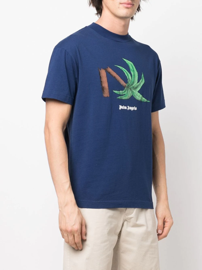 折断棕榈树印花T恤