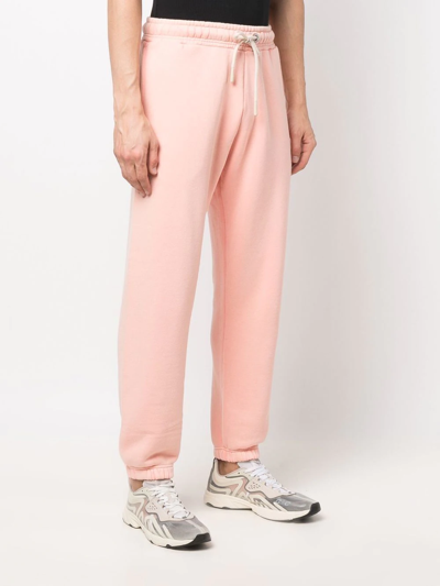 Shop Palm Angels Logo-print Track Pants In Rosa