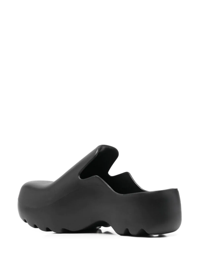 Shop Bottega Veneta Flash Chunky Platform Sandals In Schwarz