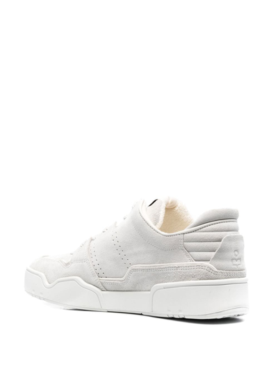 Shop Isabel Marant Tonal Low-top Sneakers In Grau