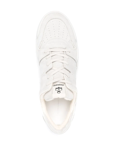 Shop Isabel Marant Tonal Low-top Sneakers In Grau