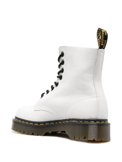 Shop Dr. Martens Pascal Bex Lace-up Boots In Weiss