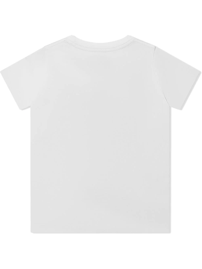 Shop Hackett Logo-print T-shirt In White