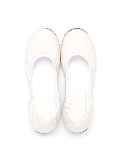 Andrea Montelpare Slip-on Ballerina Shoes In White