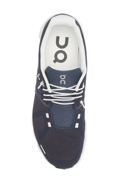 Shop On Cloud 5 Running Shoe In Midnight White