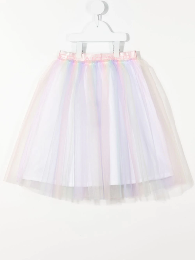 Aigner Tulle Midi Skirt In Pink