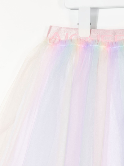 Aigner Tulle Midi Skirt In Pink