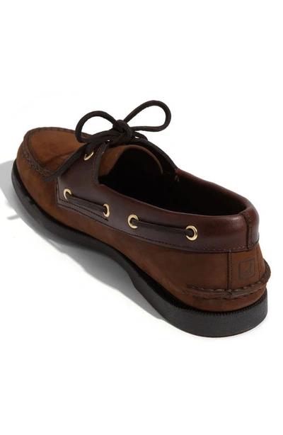Shop Sperry 'authentic Original' Boat Shoe In Brown/ Brown